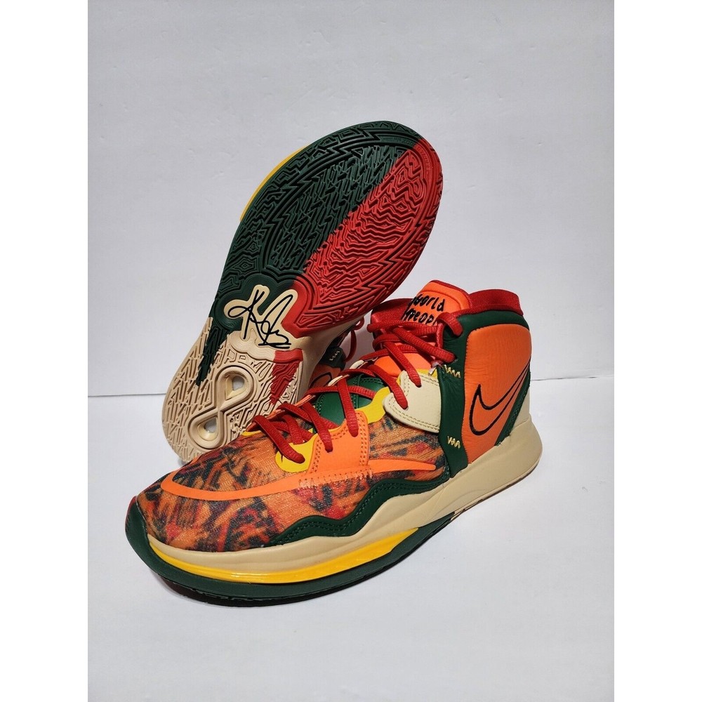 New Nike Kyrie Infinity 1 World 1 People Orange Green DO9614-800 Men’s Size 10